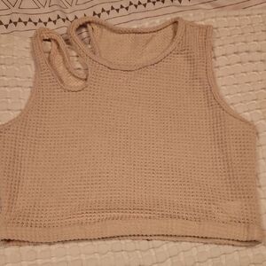 Waffle Crop Top Xl